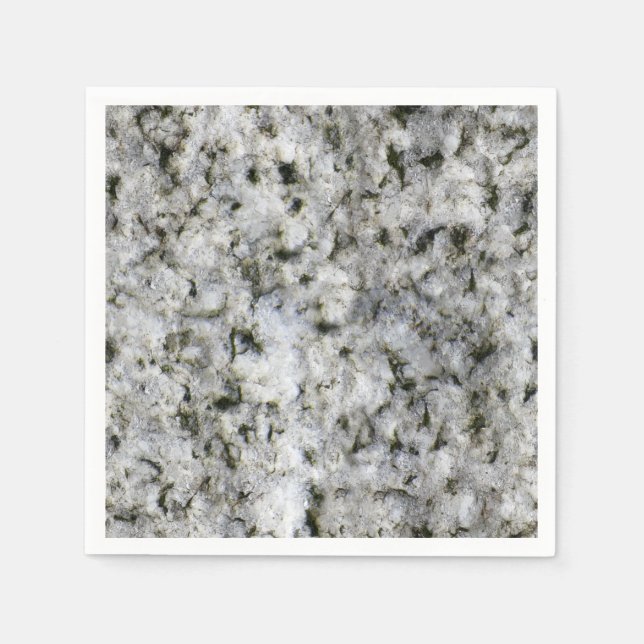 Granit Rock White Serviette (Vorderseite)
