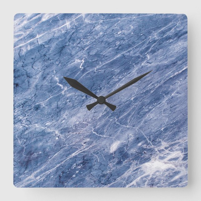 Granit-Stone-Muster Akrylwall-Uhr Quadratische Wanduhr (Vorderseite)