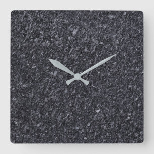Granit-Stone-Muster Akrylwall-Uhr Quadratische Wanduhr