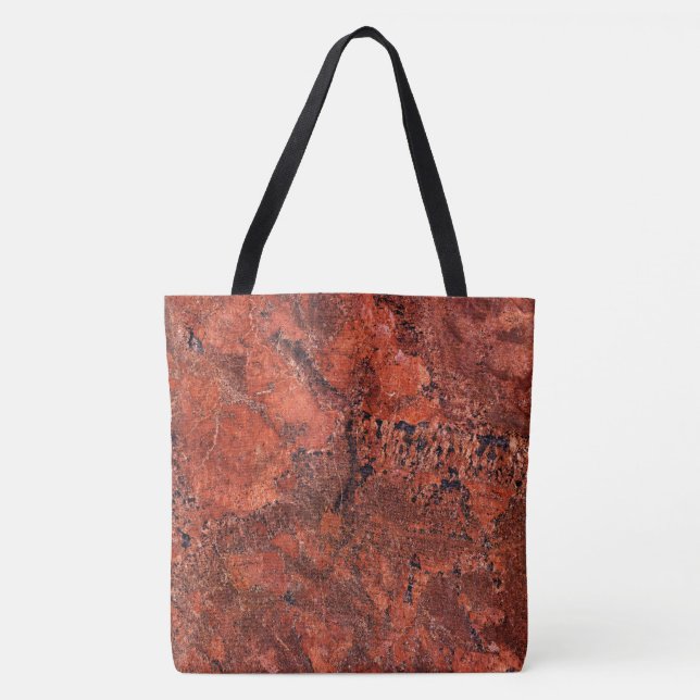 Granit-Stone-Muster - All-Over-Print-Totbeutel (Vorderseite)