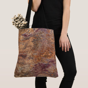 Granit-Stone-Muster - All-Over-Print-Totbeutel
