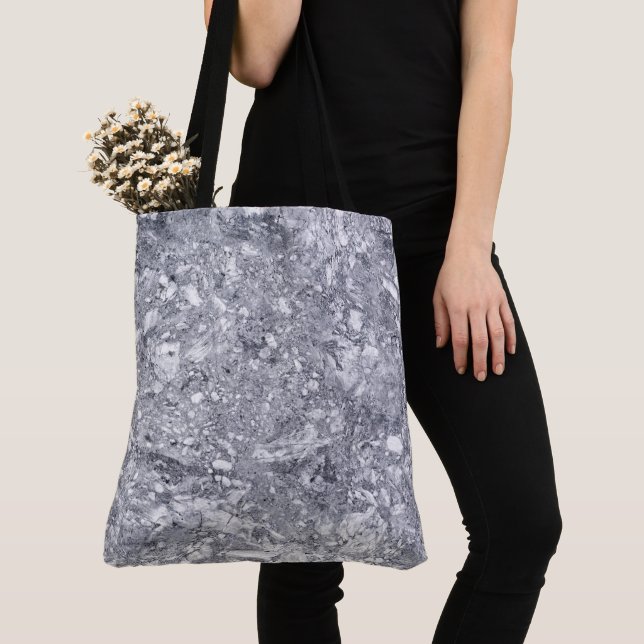 Granit-Stone-Muster - All-Over-Print-Totbeutel (Von Nahem)