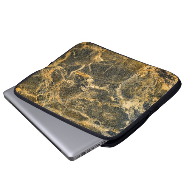 Granit Stone Muster Laptop Sleeve (Vorne Knopf)