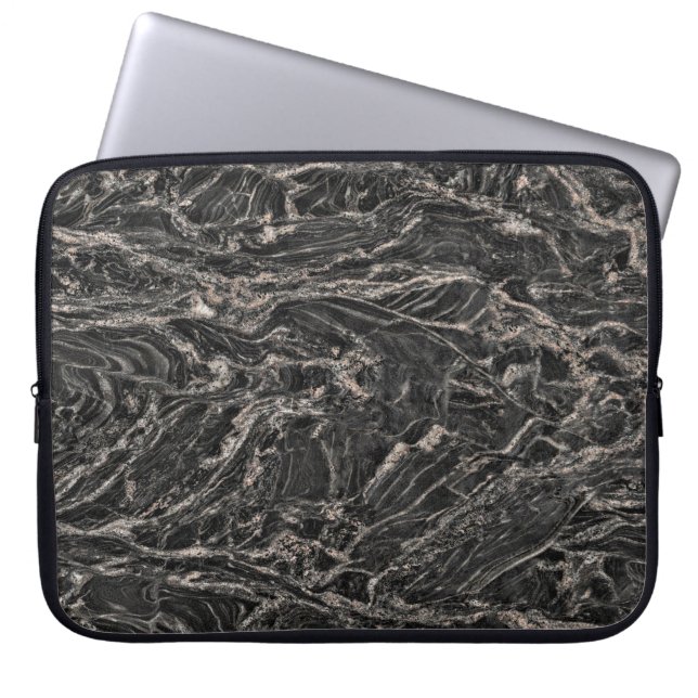 Granit Stone Muster Laptop Sleeve (Vorderseite)