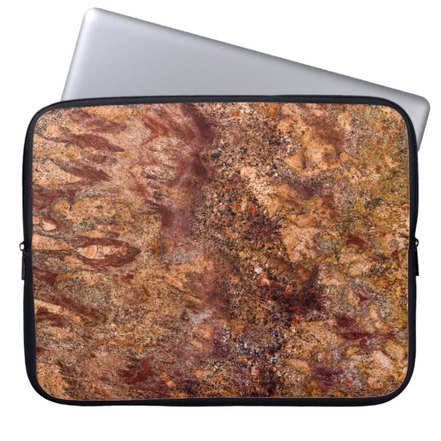 Granit Stone Muster Laptop Sleeve (Vorderseite)
