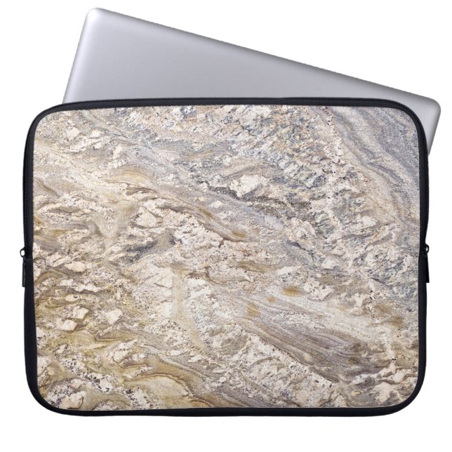 Granit Stone Muster Laptop Sleeve (Vorderseite)