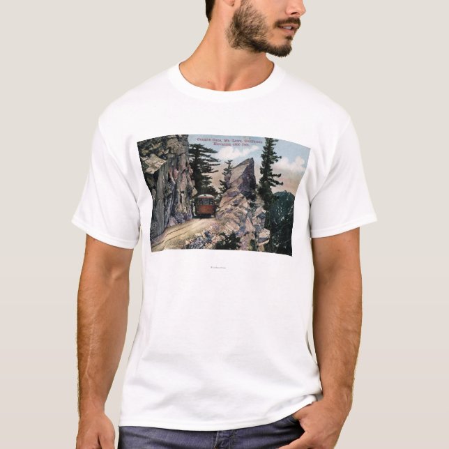 Granit-Tor-Eisenbahn-Ansicht T-Shirt (Vorderseite)
