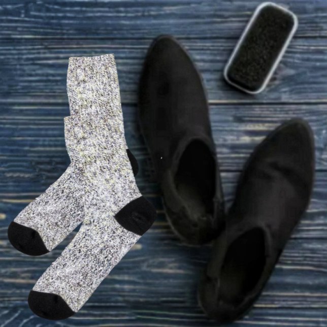 Granite Black Crew Socks Socken (Gray never looked so cool, especially with these Granite Black Crew, socks!)