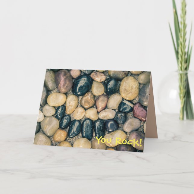 Granite Grin Wird Greeting Card Karte (Vorderseite)