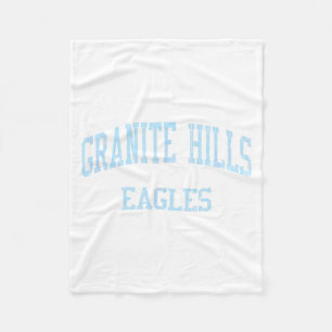 Granite Hills High School Hs El Cajon Ca Vintage S Fleecedecke