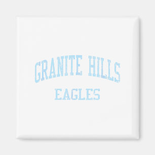 Granite Hills High School Hs El Cajon Ca Vintage S Magnet