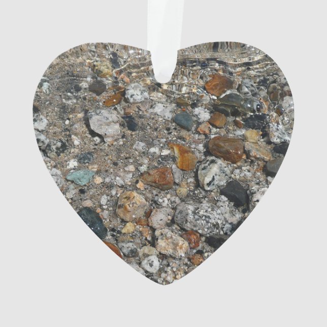 Granite Kies auf Tenaya Lake bei Yosemite Ornament (Rückseite)