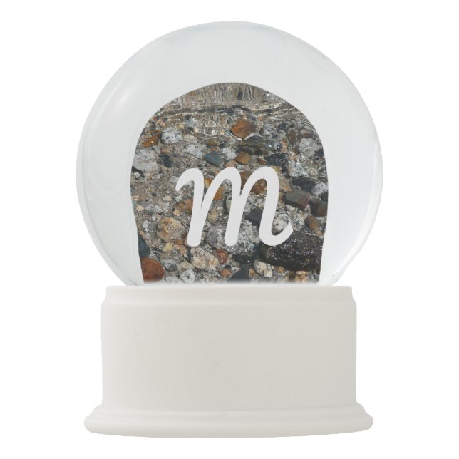 Granite Kies auf Tenaya Lake bei Yosemite Schneekugel (Vorderseite)