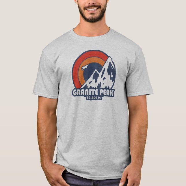 Granite Peak Montana T-Shirt (Vorderseite)