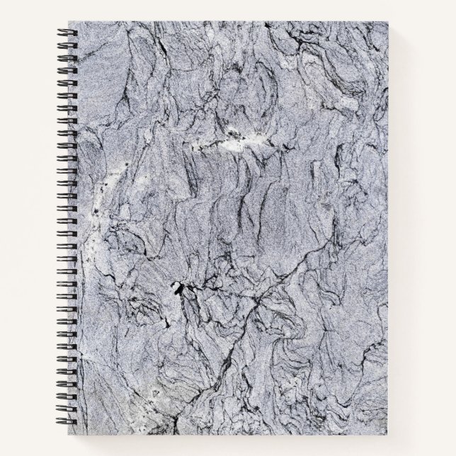 Granite Stone Muster Spiral Notebook Notizbuch (Vorderseite)