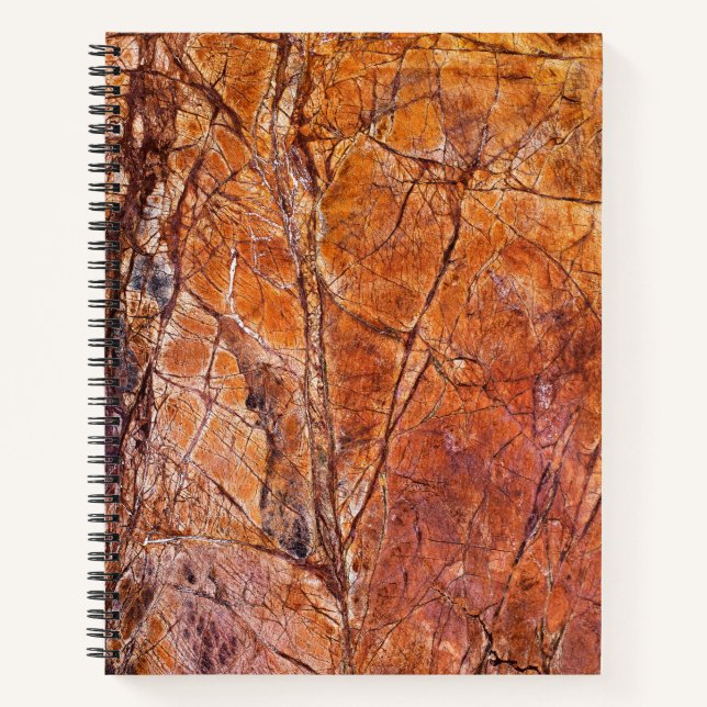 Granite Stone Muster Spiral Notebook Notizbuch (Vorderseite)