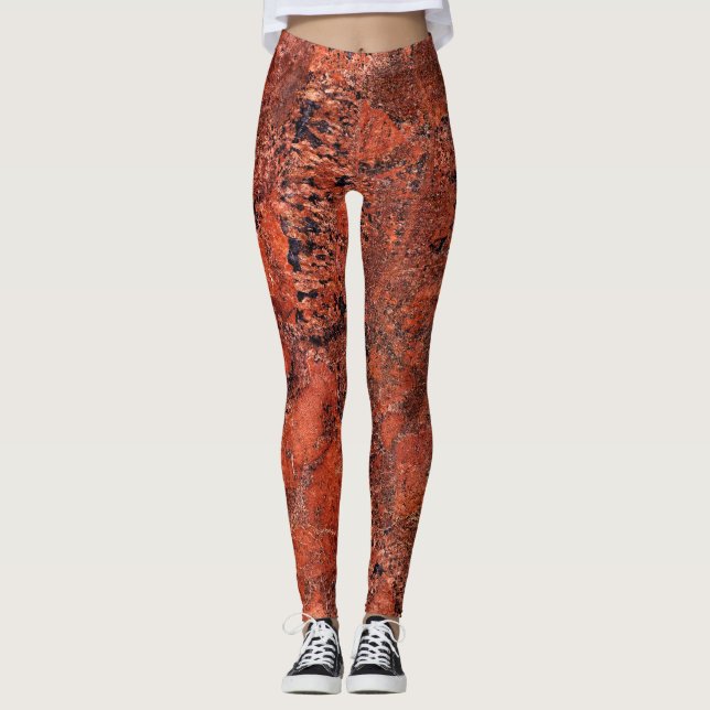 Granite Stone Pattern Leggings (Vorderseite)