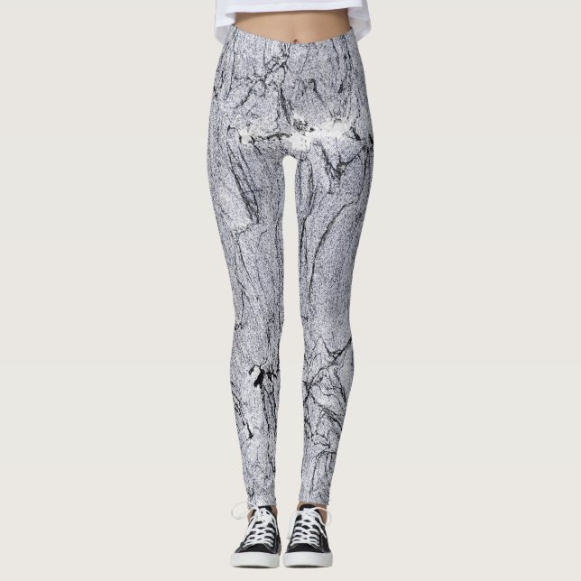 Granite Stone Pattern Leggings (Vorderseite)