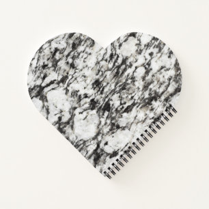 Granitstruktur   Hintergrund aus schwarzem Marmor Notizbuch