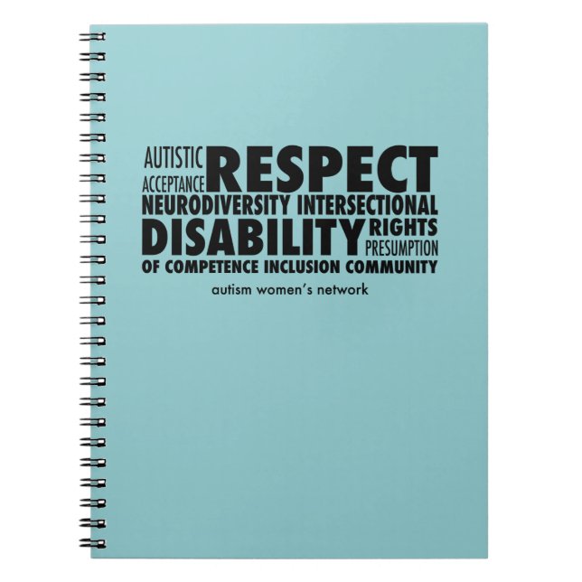 GRANNE Wort-Wolken-Notizbuch Notizblock (Vorderseite)