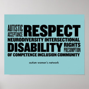 GRANNE Wort-Wolken-Plakat Poster