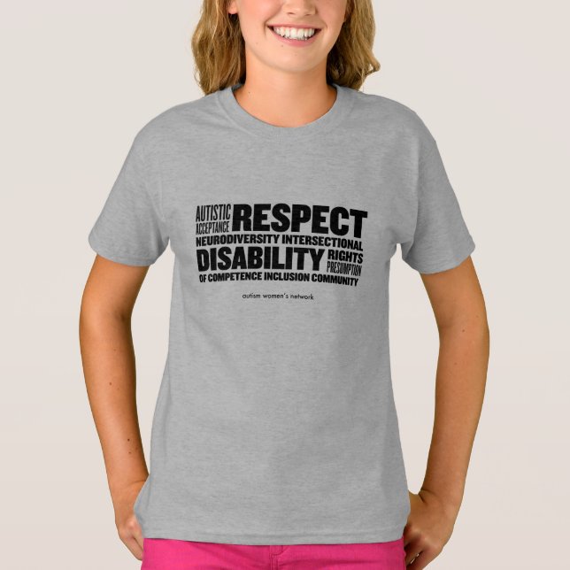 GRANNE Wort-Wolken-T-Shirt T-Shirt (Vorderseite)