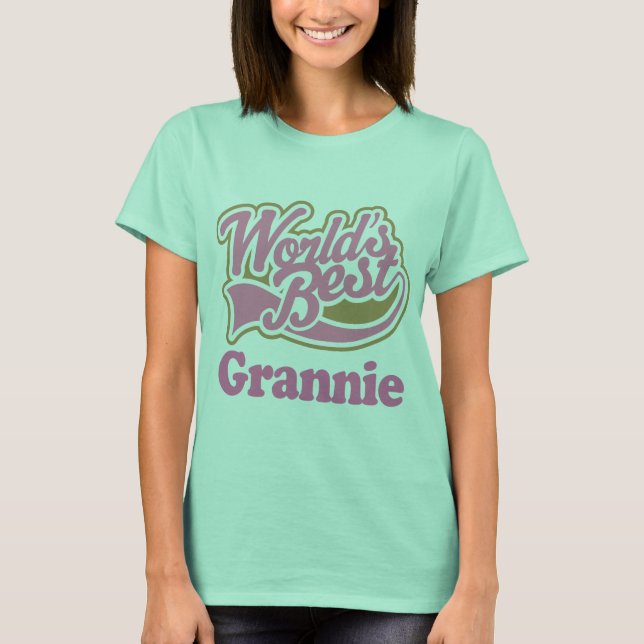 Grannie Gift Pink T-Shirt (Vorderseite)