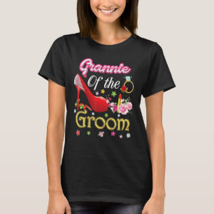 Grannie of the Groom Happy Wedding Blume Pink Sho T-Shirt
