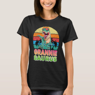Granniesaurus Rex Dinosaur Grannie Saurus Familie  T-Shirt
