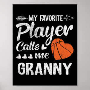 Granny Bysketbyll Mein Lieblingsspieler nennt mich Poster