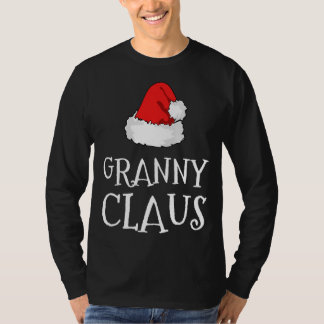 Granny Claus Christmas Hat Family Group Matching P T-Shirt