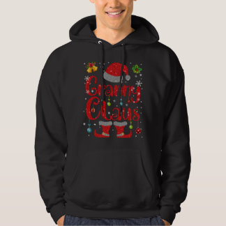 Granny Claus Weihnachts-Weihnachtsmann-Matching-Fa Hoodie