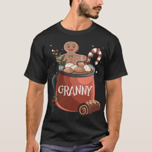 Granny Cocoa Tasse Lebkuchen Weihnachten Weihnacht T-Shirt
