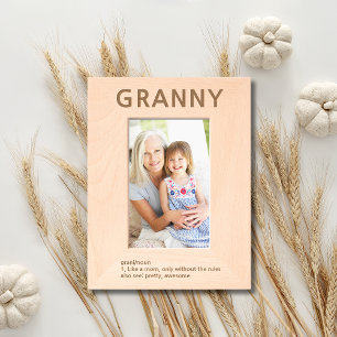 Granny Definition Laser Etted Picture Frame Geätzte Rahmen