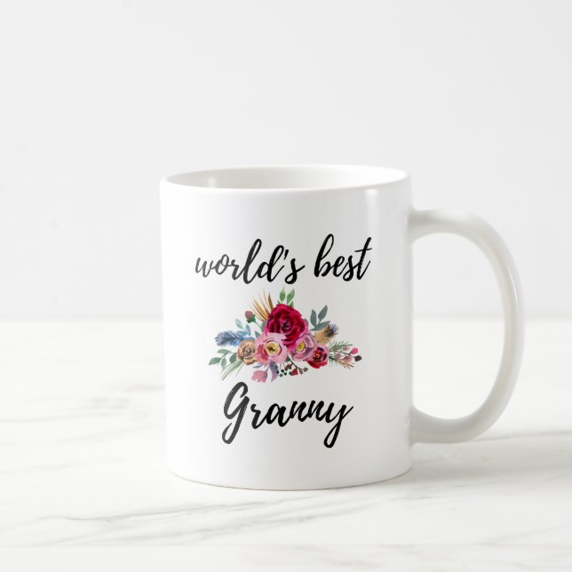 Granny Grandma Großmutter Geschenk Idee Kaffeetasse (Rechts)