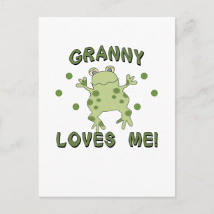 Granny Lieben Me Frosch Postkarte
