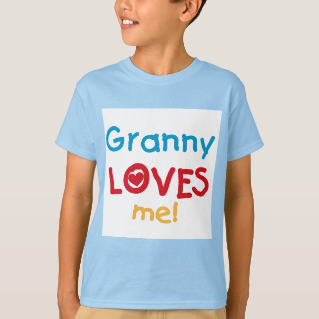 Granny Lieben Me Tshirts und Geschenke (Vorderseite)