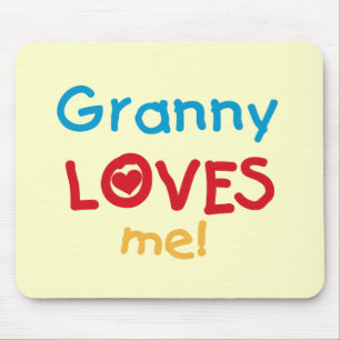 Granny Lieben Me Tshirts und Geschenke Mousepad