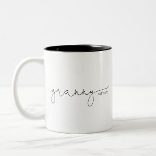 Granny  Oma - Geschenk Zweifarbige Tasse