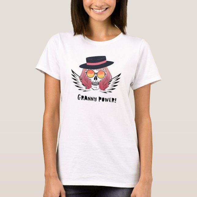 Granny Power Sassy Woman T - Shirt (Vorderseite)