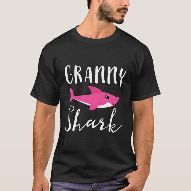 Granny Shark Grandma Oma K Shark Shark T-Shirt (Vorderseite)