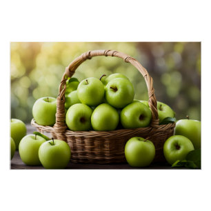 Granny Smith Äpfel Poster