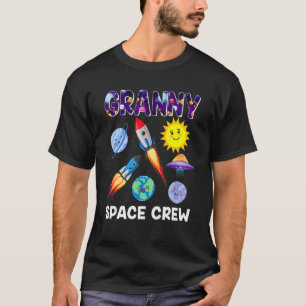 Granny Space Crew Granny vom Geburtstagskind Astro T-Shirt