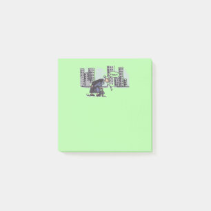 Granny Spitzen! Grüne Notenpolster Post-it Klebezettel