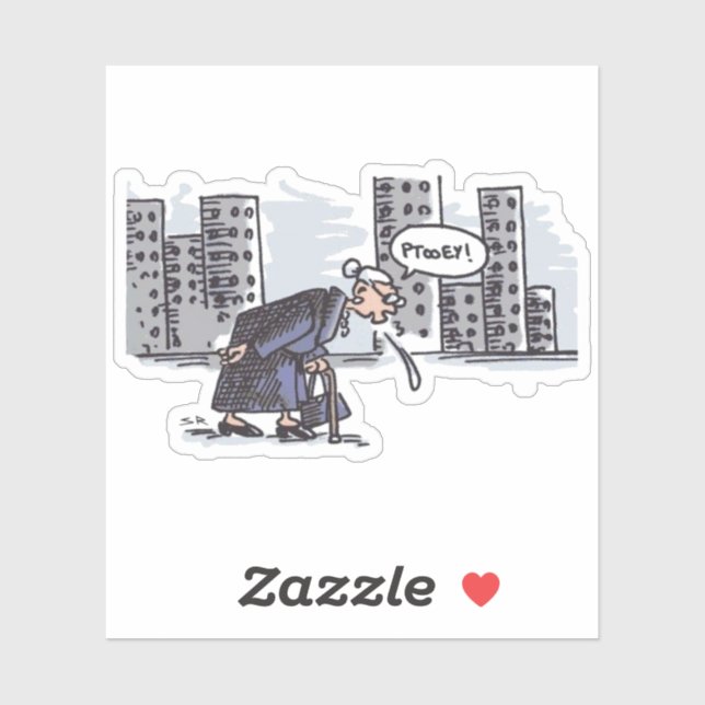 Granny Spitzen! Konturaufkleber Aufkleber (Blatt)