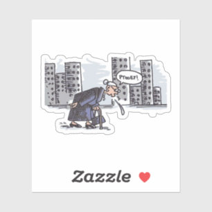 Granny Spitzen! Konturaufkleber Aufkleber