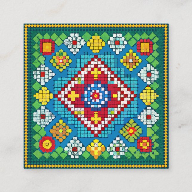 Granny Square Bloomer Begleitkarte (Vorderseite)