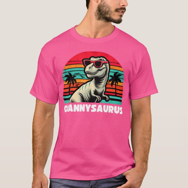 Grannysaurus Funny T Rex Granny Saurus Dinosaur Fa T-Shirt (Vorderseite)