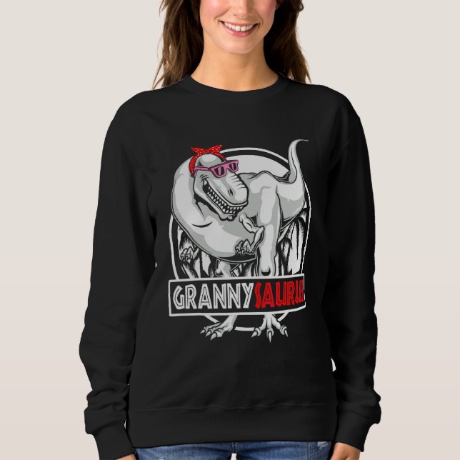 Grannysaurus Rex Dinosaur Mütter Day Sweatshirt (Vorderseite)