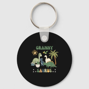 Grannysaurus T Rex Dinosaur Granny Saurus Familie Schlüsselanhänger